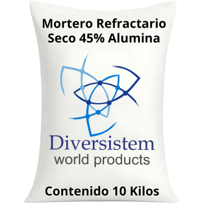 Mortero Refractario Seco Bulto De 10 Kilos Cubre 1 Mt2 Aprox