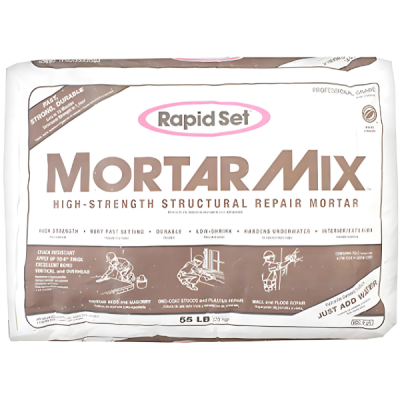 Mortero de Alta Resistencia de Fraguado Mortar Mix 25 Kg