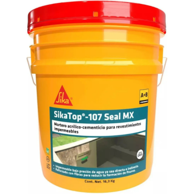 Moetero Cementico Acrilico para Revestimientos Impermiables Blanco de 16.3 Kilogramos